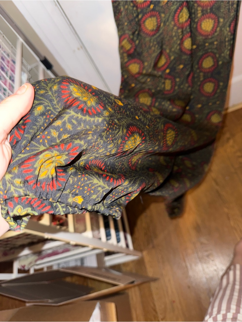 Aller Simplement drop-crotch bohemian harem jumpsuit - Picture 2 of 8